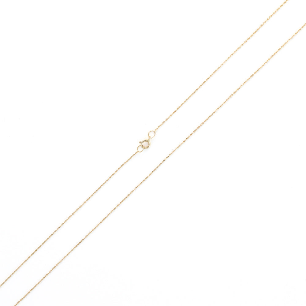 20" Pendant Rope 0.5mm Chain in 14 Karat Yellow