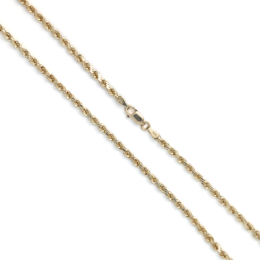 ReMarkable Estate 24" Rope Chain in 10 Karat Yellow Gold, 2.7mm