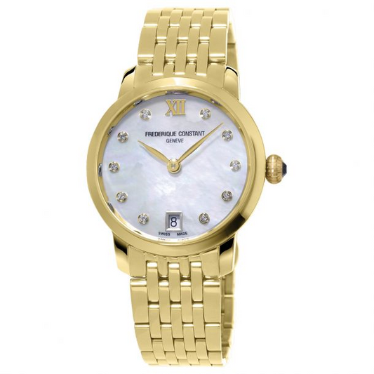 Ladies Frederique Constant Slimline Dress Timepieces FC-220MPWD1S25B