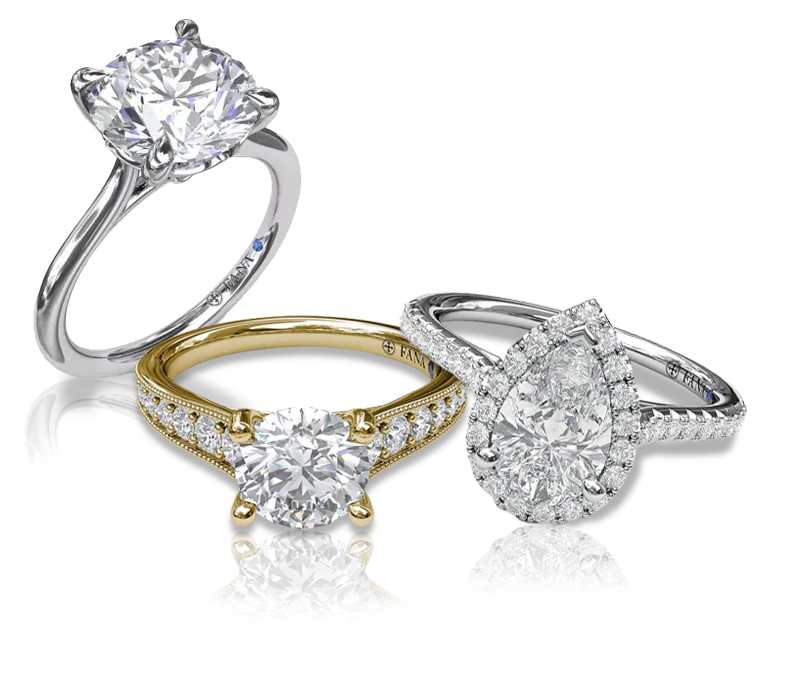 trio engagement ring