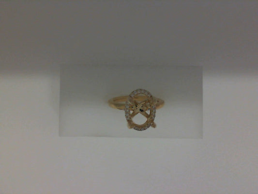 ReMARKable Designs Halo Complete Engagement Ring in 14 Karat Yellow Gold with 2.51ctw of Round Lab-Grown Diamonds, Clarity: VS1, Color: F