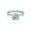 Forevermark ReMARKable Designs Lab-Grown Diamond Complete Engagement Ring in 18 Karat White Gold with 1.71ct Round Lab-Grown Diamond, Color: G, Clarity: VVS2, Size: 6