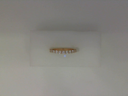 Marks 89 Earth Mined Diamond Stackable Ladies Wedding Band in 14 Karat White with 0.32ctw H/I SI2 Round Diamonds