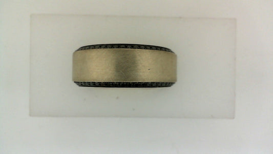 A. Jaffe Men's Natural Diamond Eternity Wedding Band in 14 Karat Yellow Gold with 0.66ctw Round Diamonds