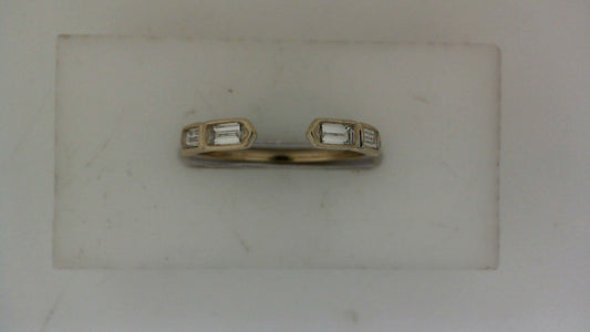 ReMARKable Designs ReMARKable Designs Natural Diamond Ladies Wedding Band in 14 Karat Yellow Gold