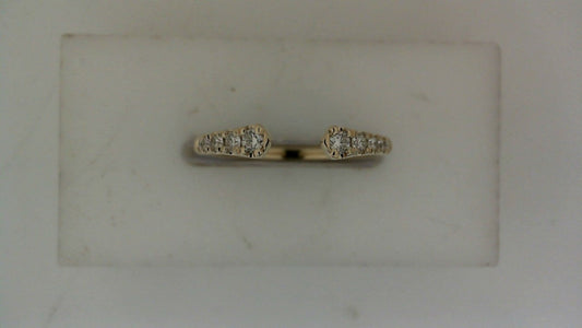 ReMARKable Designs ReMARKable Designs Natural Diamond Ladies Wedding Band in 14 Karat Yellow Gold