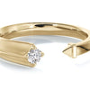 Forevermark Natural Diamond Fashion Ring in 18 Karat Yellow Gold with 0.10ctw G/H Round Diamond, Size 6.5