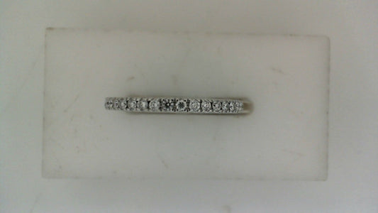 ReMARKable Designs Ladies Wedding Band in 14 Karat White Gold with 0.25ctw of Round Lab-Grown Diamond