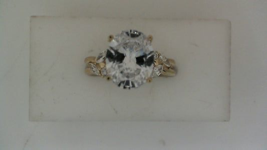 ReMARKable Designs Floral Natural Diamond Semi-Mount Engagement Ring in 14 Karat Yellow Gold with 8 Various Shapes Diamonds, totaling 0.32ctw