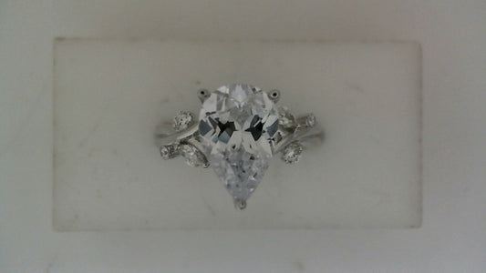 ReMARKable Designs Floral Natural Diamond Semi-Mount Engagement Ring in 14 Karat Yellow Gold with 8 Various Shapes Diamonds, totaling 0.32ctw