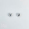 ReMARKable Estate Natural Diamond Earrings in 18 Karat White Gold with 0.96ctw G/H VS1-VS2 Round Diamonds