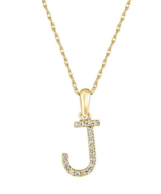 ReMARKable Designs. Natural Diamond Necklace in 14 Karat Yellow Gold with 0.07ctw Round Diamond