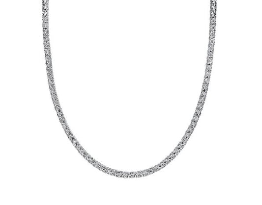 Shy Creations Tennis Natural Diamond Necklace