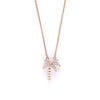 M Estate Collection Natural Diamond Necklace in 14 Karat Yellow with 0.10ctw G/H VS2 Round Diamonds