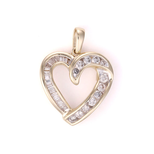 ReMARKable Estate Natural Diamond Necklace in 14 Karat Yellow Gold