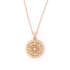 Natural Diamond Necklace in 14 Karat Yellow