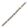M Estate Collection Natural Diamond Bracelet in 14 Karat White - Yellow with 0.94ctw G/H SI1-SI2 Round Diamonds