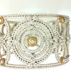 Natural Diamond Bracelet in Sterling Silver - 18 Karat White - Yellow