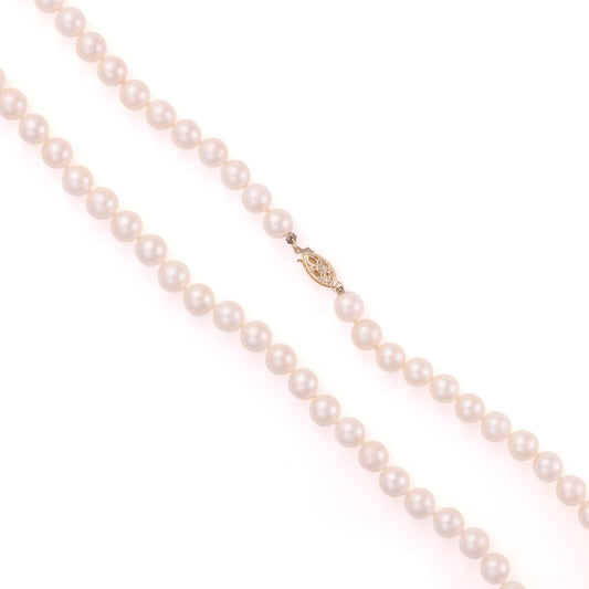 Pearl Strand M Estate Collection Color Gemstone Necklace in 14 Karat Yellow