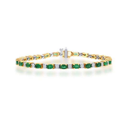 ReMARKable Designs Ladies Color Gemstone Bracelet in Precious Metal