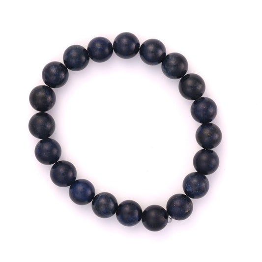 Color Gemstone Bracelet with 20 Round Lapis
