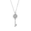 ReMarkable Estate Simulated Diamond Necklace in Sterling Silver