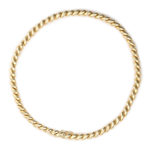 Marks Estate Dept 1 Estate Collection Chain Necklace (No Stones) in 14 Karat Yellow