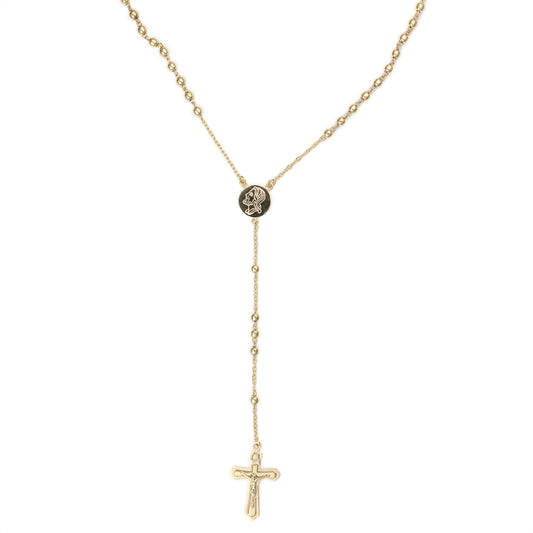 Marks Estate Dept 1 Estate Collection Religious Necklace (No Stones) in 14 Karat Yellow