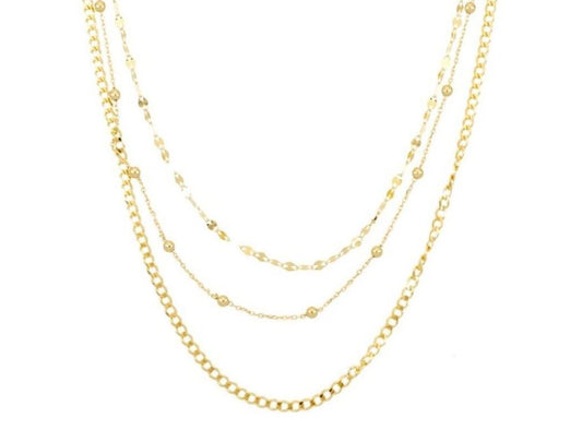 ReMARKable Designs Necklace (No Stones) in 14 Karat Yellow Gold
