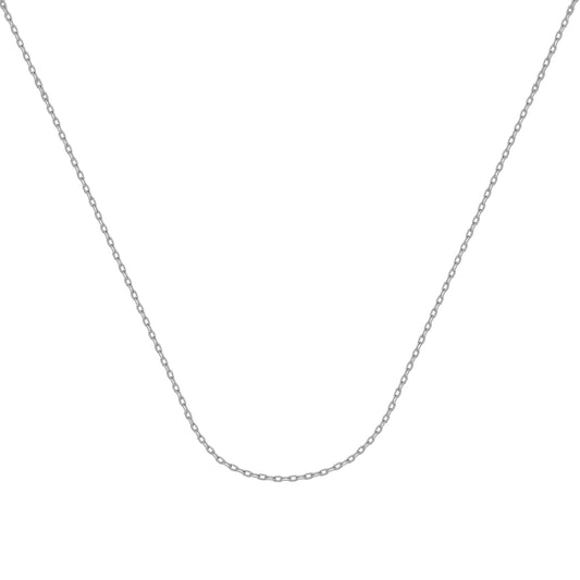 ReMARKable Designs Rolo Chain in 14 Karat White Gold 18"