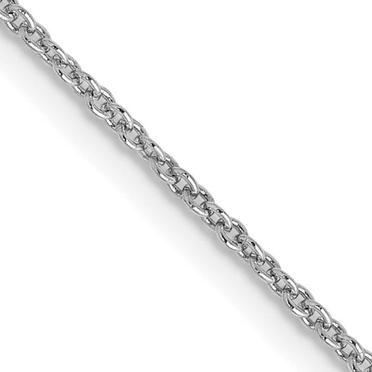 ReMARKable Designs 18" Cable Link Chain in 14 Karat White Gold