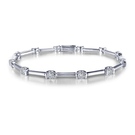 Lafonn Simulated Diamond Bracelet in Platinum Bonded Sterling Silver 2.04ctw