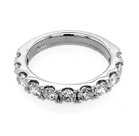Diamond Imports Inc. Ladies Wedding Band in Platinum White with 0.73ctw Round Natural Diamond, Clarity: SI2, Color: G/H