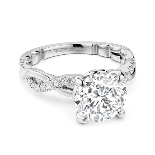 Noam Carver Natural Diamond Semi-Mount Engagement Ring