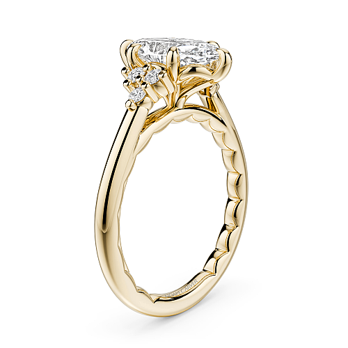 Noam Carver Natural Diamond Semi-Mount Engagement Ring