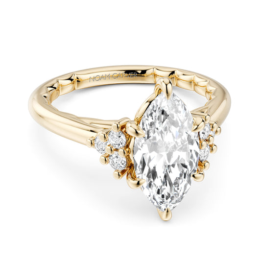 Noam Carver Natural Diamond Semi-Mount Engagement Ring