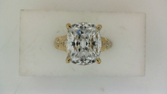 Fana Solitaire Natural Diamond Semi-Mount Engagement Ring in 14 Karat White Gold with 2 Round Diamonds totaling 0.02ctw