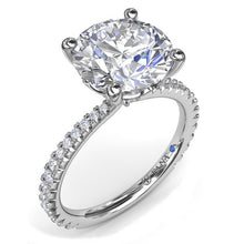 Diamond Accent Mined Diamond Engagement Ring in 14 Karat White with 0.40ctw G/H SI1 Round Diamond