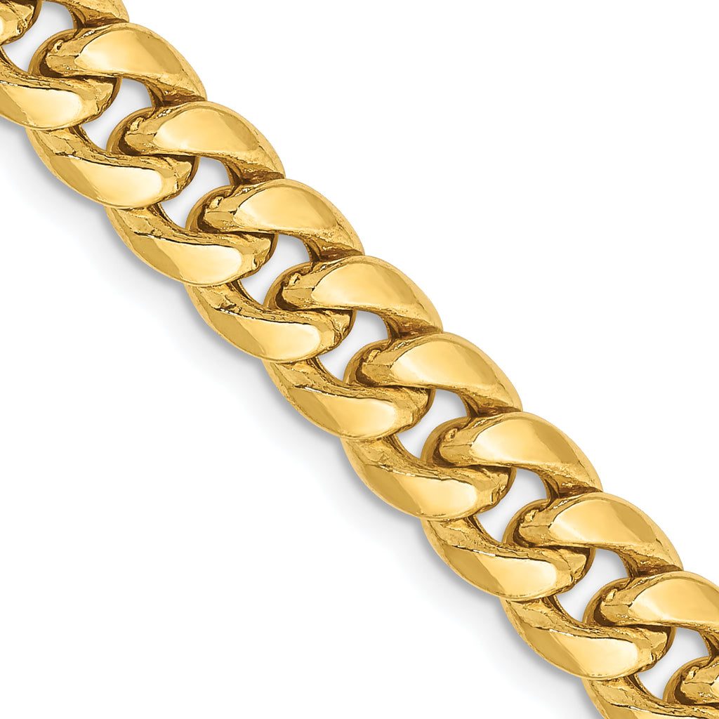 14K Yellow Gold Cuban Link Chain