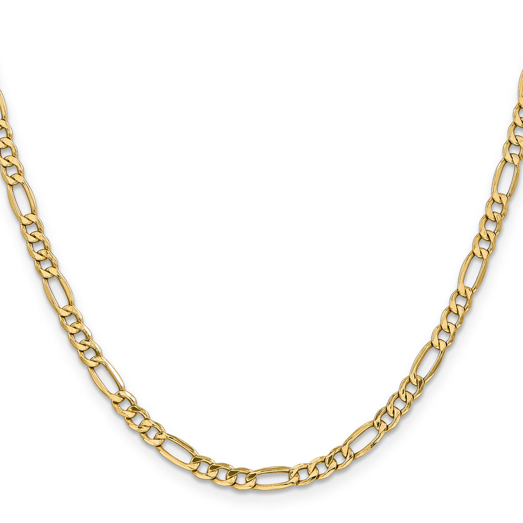 14K Yellow Gold Figaro Chain Necklace