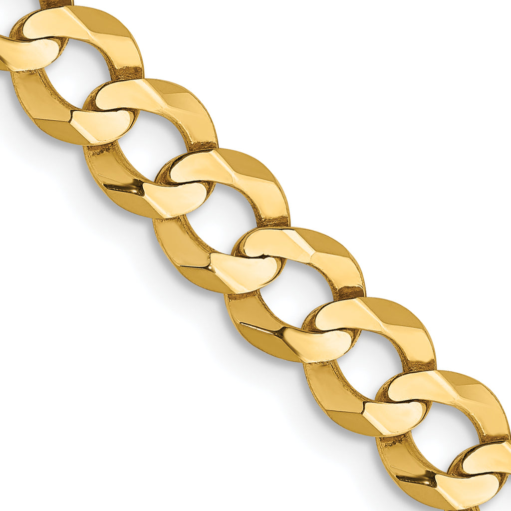 14K Yellow Gold Cuban Link Chain