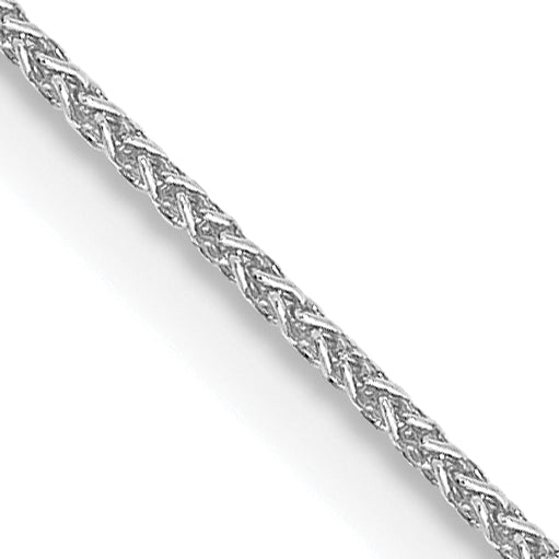 14K White Gold Wheat Chain, 18