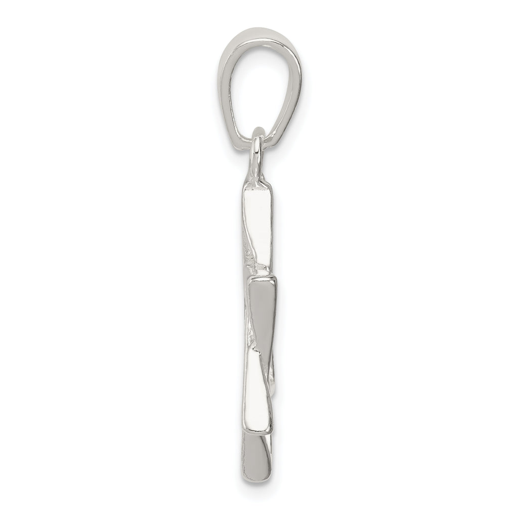 Sterling silver Star of David pendant.