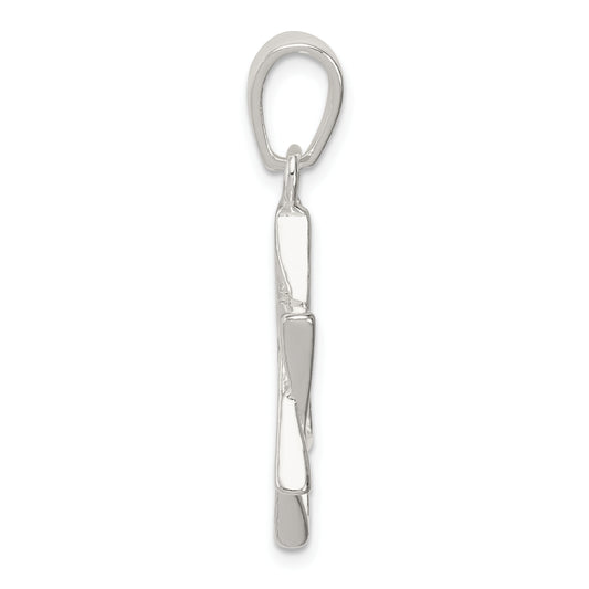 Sterling silver Star of David pendant.