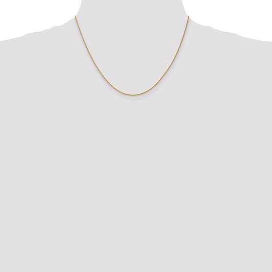 14K Yellow Gold Wheat Chain Necklace