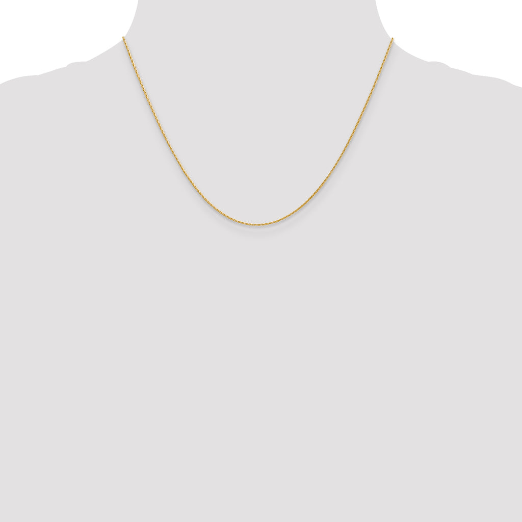 14K Yellow Gold Wheat Chain Necklace