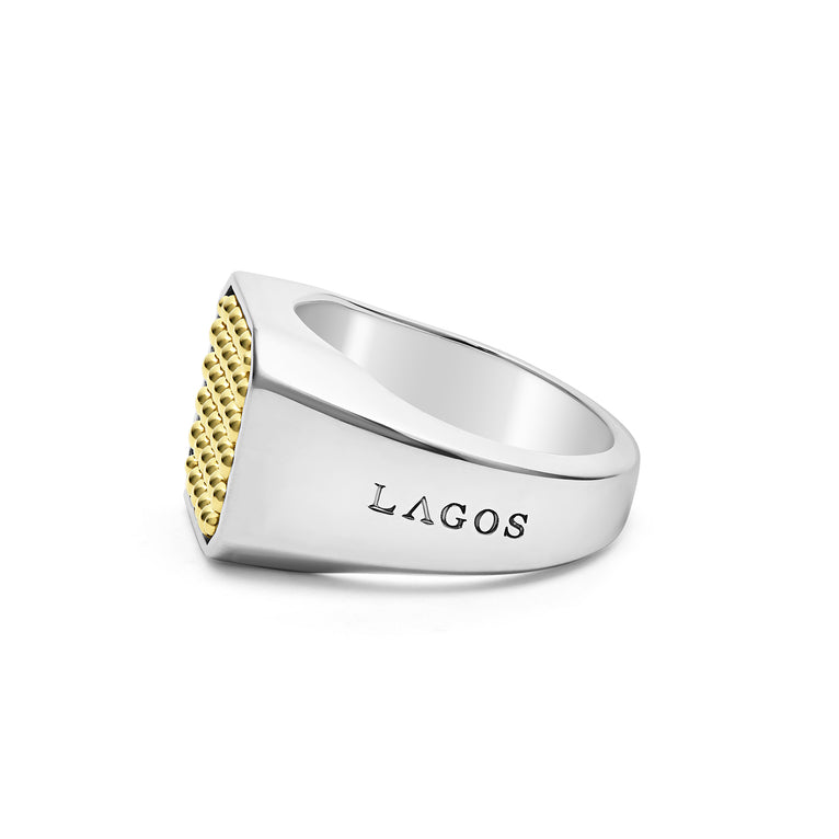LAGOS Men's Fashion Ring (No Gemstone) in Sterling