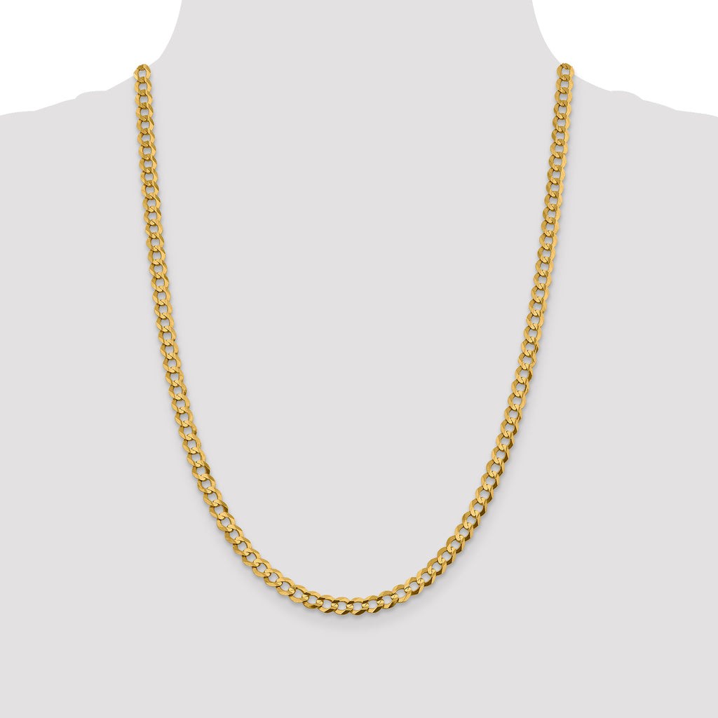 14K Yellow Gold Cuban Link Chain
