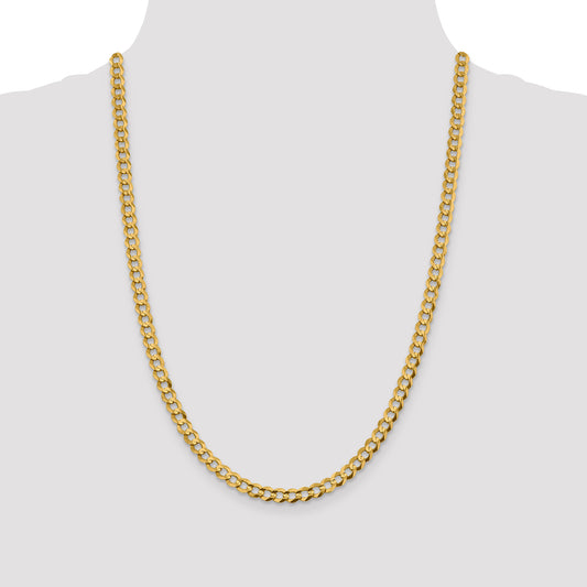 14K Yellow Gold Cuban Link Chain