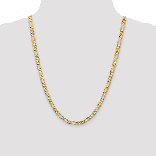 14K Yellow Gold Figaro Chain Necklace